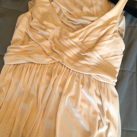 David's Bridal Dress - Champagne F15933 - Picture 5 of 7